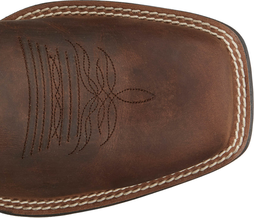 Justin Mens Canter 11in Western Dusky Water Buffalo Cowboy Boots