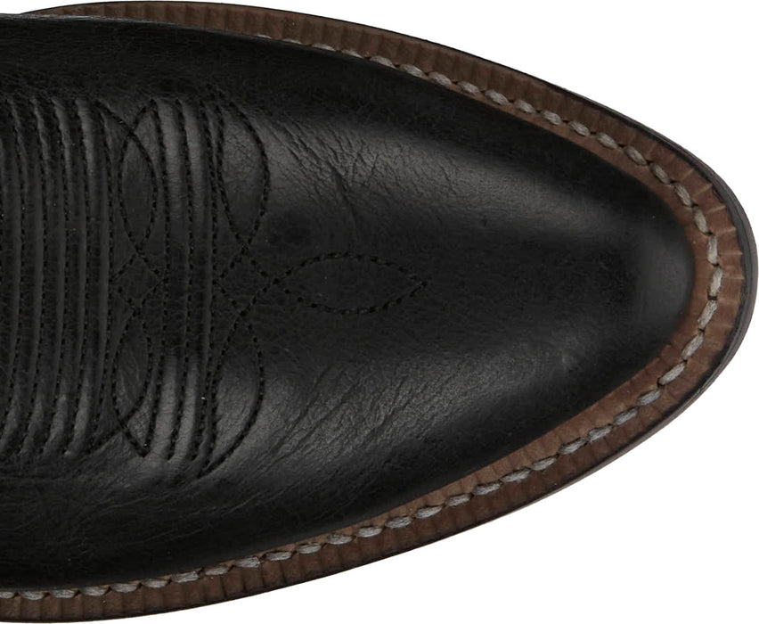 Justin Womens Evelyn Coal Leather Cowboy Boots