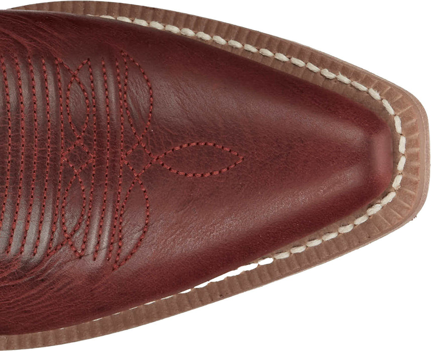 Justin Womens Isabella Ruby Leather Cowboy Boots