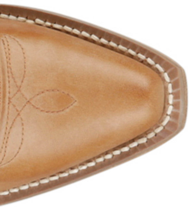 Justin Womens May 15in Western Antique Tan Cowhide Cowboy Boots