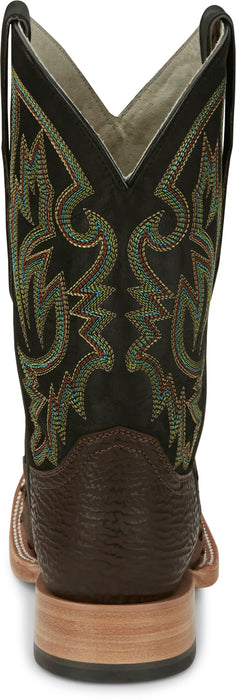 Justin Mens King AQHA Kango Tobac Full Quill Ostrich Cowboy Boots