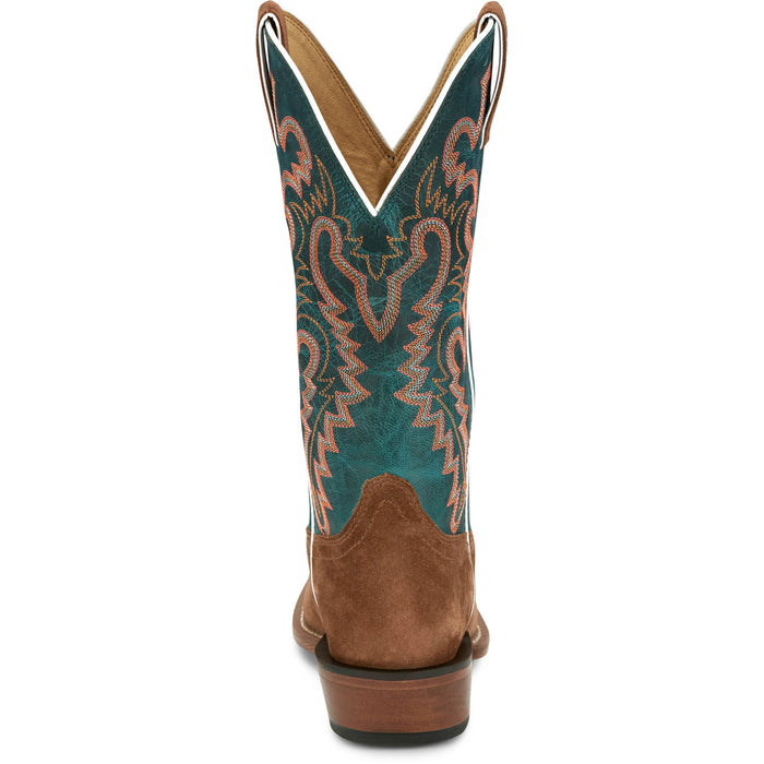 Justin Womens Annie Up 13in Sedona Leather Frontier Cowboy Boots