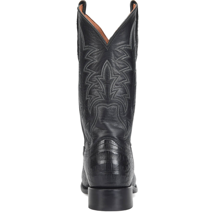 Justin Mens Panama Obsidian Caiman George Strait Cowboy Boots