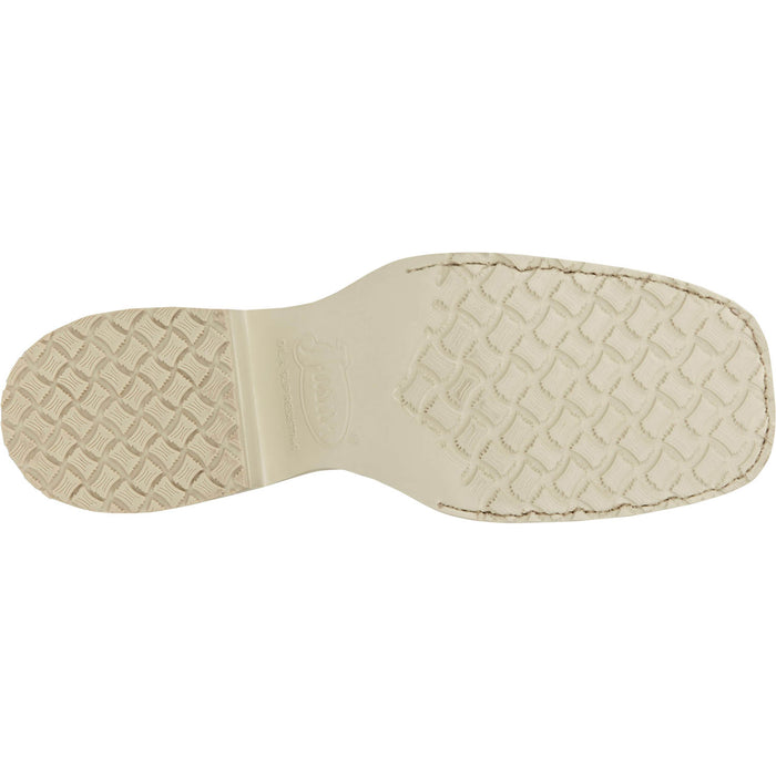 Justin Mens Peppy San Badger AQHA Distressed Cognac Smooth Ostrich Cowboy Boots