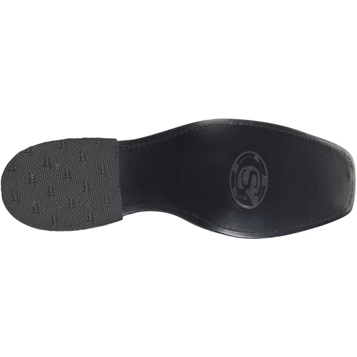 Justin Mens Rancher Obsidian Ostrich Skin George Strait Cowboy Boots