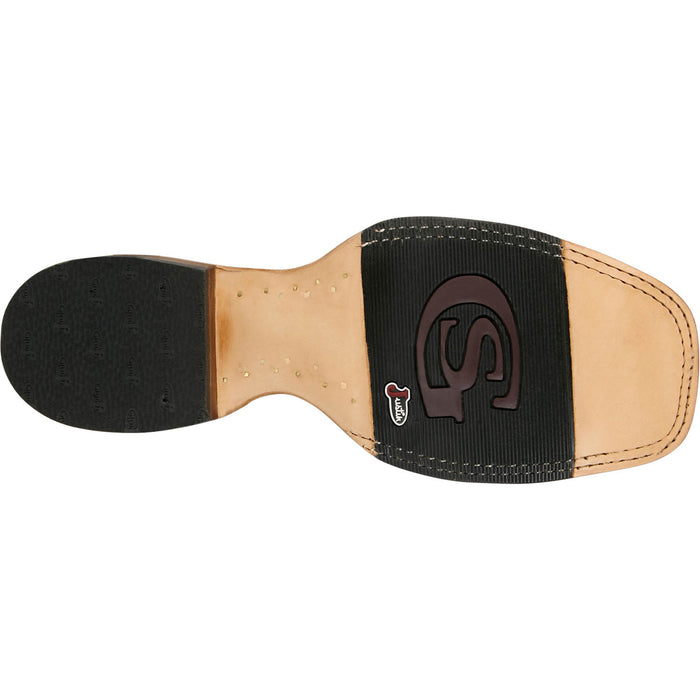 Justin Mens Ocean View 11in Slate Pirarucu George Strait Cowboy Boots