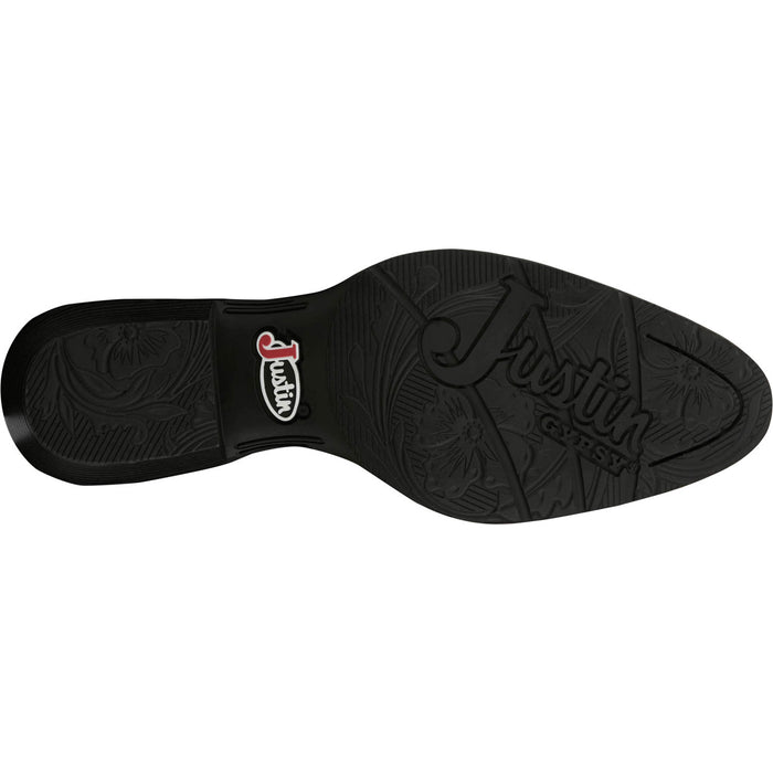 Justin Womens Renie 12in Western Midnight Leather Cowboy Boots