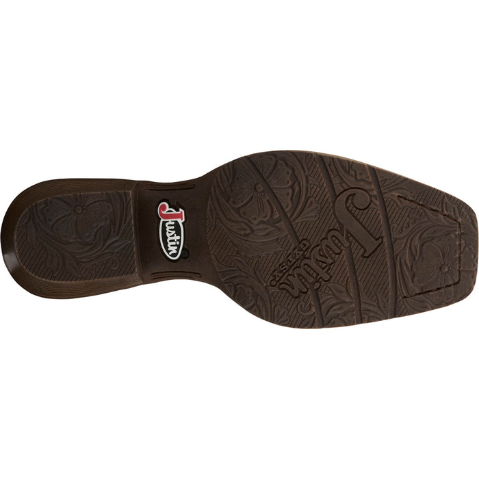 Justin Womens Rae Bright White Leather Cowboy Boots