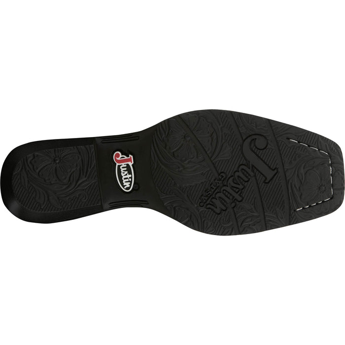 Justin Womens Rae Midnight Leather Cowboy Boots