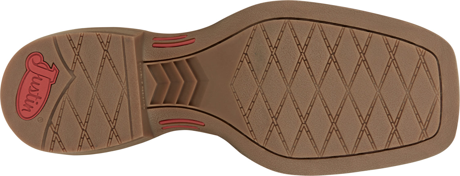 Justin Womens Liberty 11in Western Spicy Brown Leather Cowboy Boots