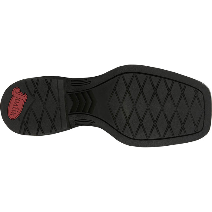 Justin Womens Dixie Black Leather Cowboy Boots