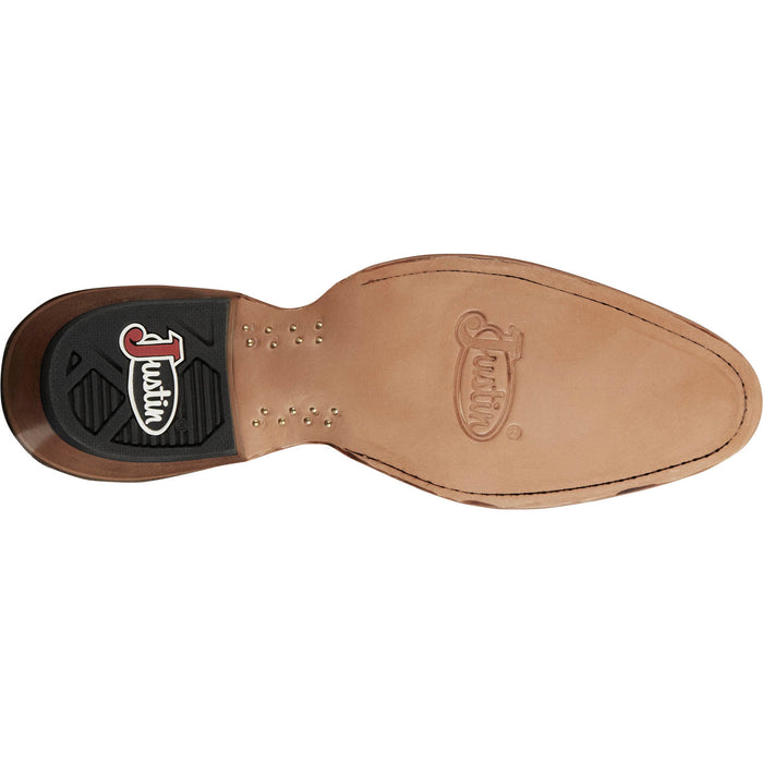 Justin Womens Evelyn Barnwood Leather Cowboy Boots