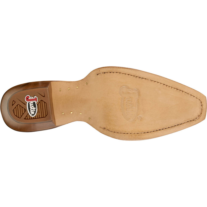 Justin Womens Bev 7in Bootie Brown Suede Fringe Ankle Boots