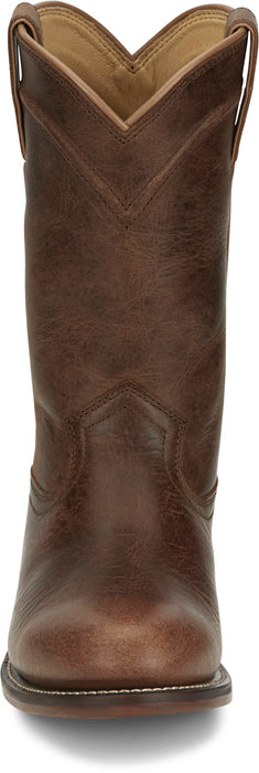Justin Womens Holland Brown Leather Cowboy Boots