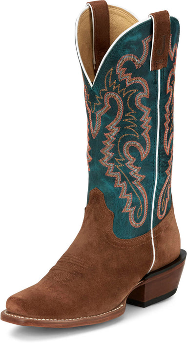 Justin Womens Annie Up 13in Sedona Leather Frontier Cowboy Boots