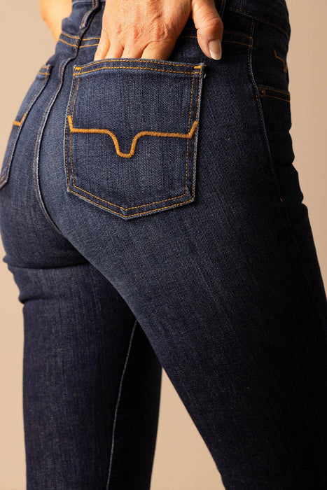 Kimes Ranch Womens Jennifer Blue Cotton Blend Jeans
