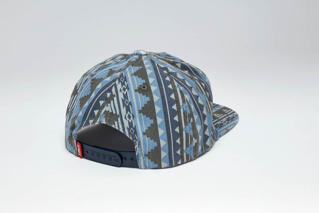 Kimes Ranch Unisex Kick Back Blue Cotton Twill Trucker Cap