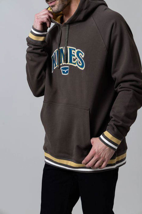 Kimes Ranch Mens Kubo Dark Brown 100% Cotton Hoodie
