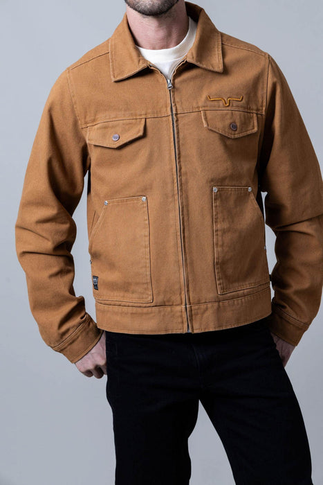 Kimes Ranch Mens Logan WW Brown 100% Cotton Jacket
