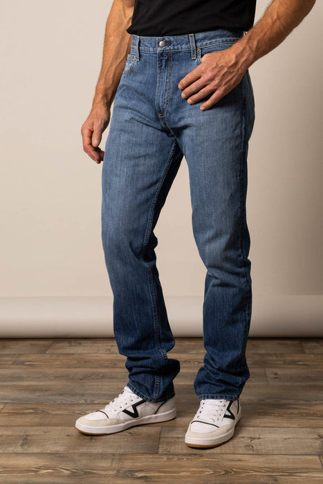 Kimes Ranch Mens Luke Mid Wash 100% Cotton Jeans