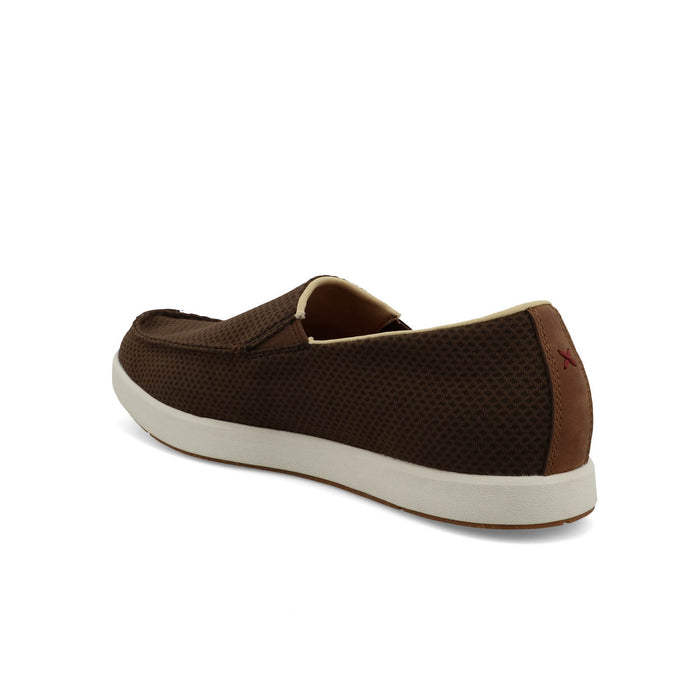 Twisted X Mens Ultralite X Dark Chocolate Mesh Slip-On Shoes