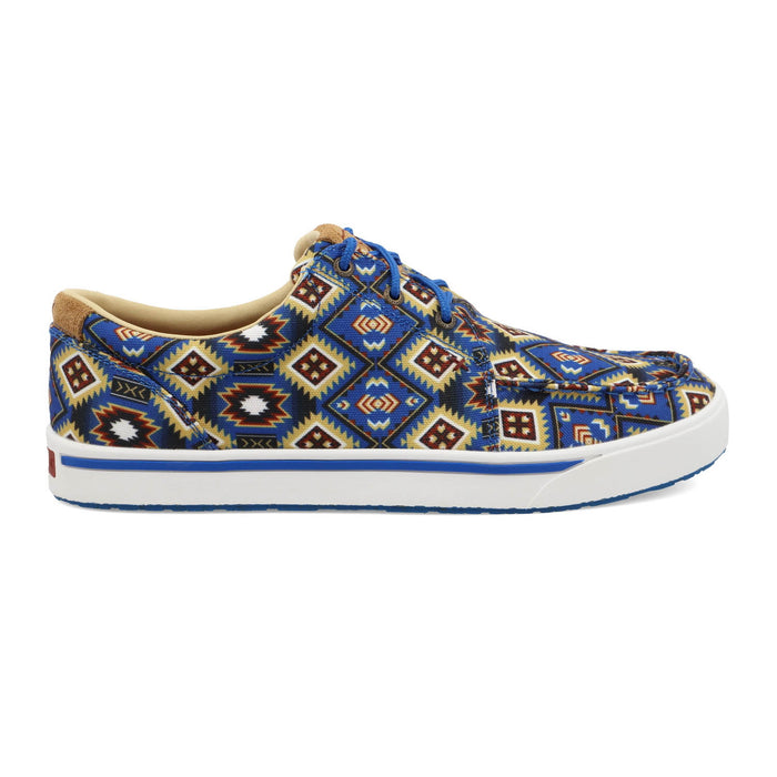 Twisted X Mens Kicks ecoTweed Blue Multi Aztec Fabric Sneakers Shoes
