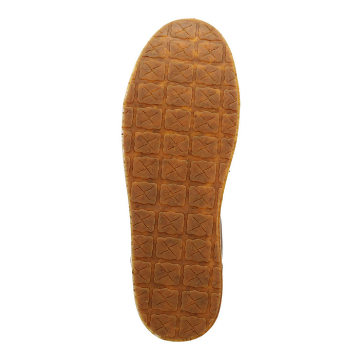 Twisted X Mens Kicks Woven Toasted Coconut/Blue Steel Leather Slip-On Shoes