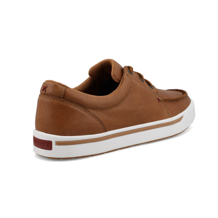 Twisted X Mens Kicks Snake Cashew Leather Sneakers Shoes