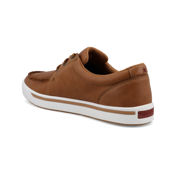 Twisted X Mens Kicks Snake Cashew Leather Sneakers Shoes