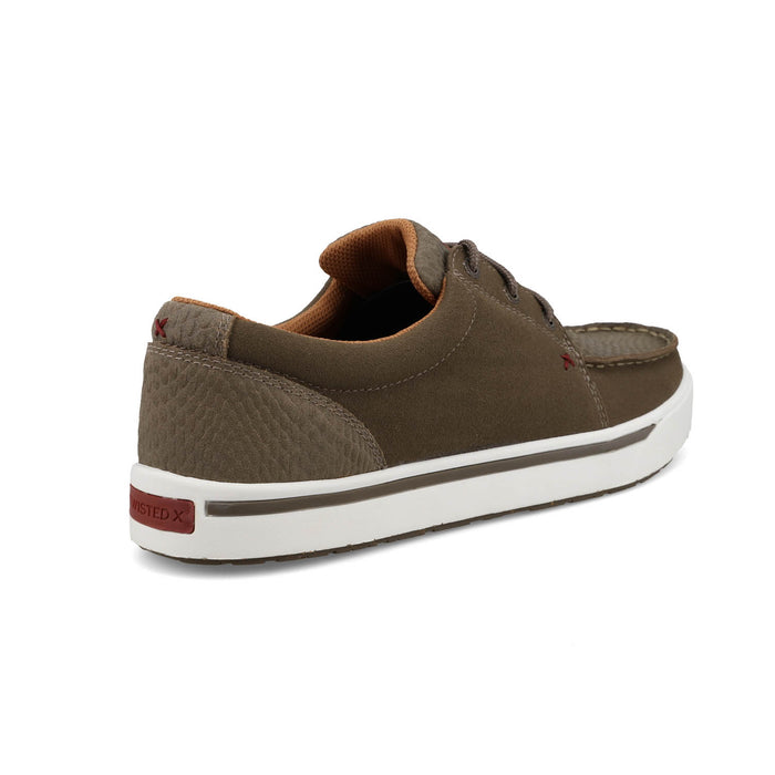 Twisted X Mens Kicks Embossed Dune Leather Sneakers Shoes