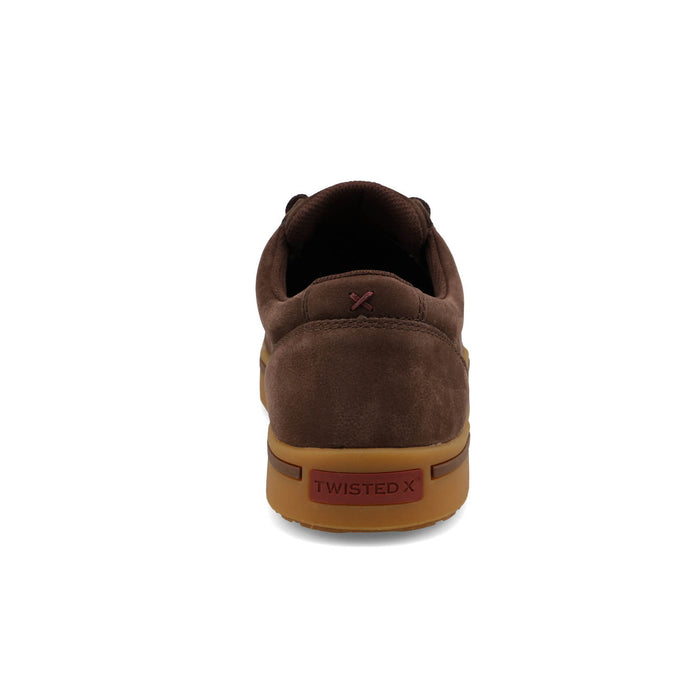 Twisted X Mens Kicks Moccasin Espresso Leather Sneakers Shoes