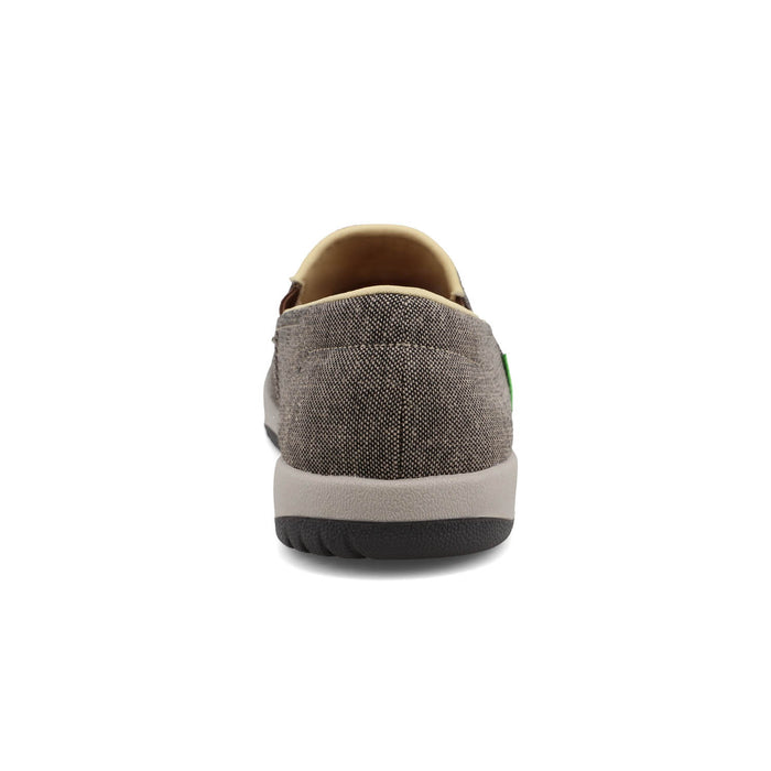 Twisted X Mens Moccasin Loafer Eco Dust Fabric Slip-On Shoes