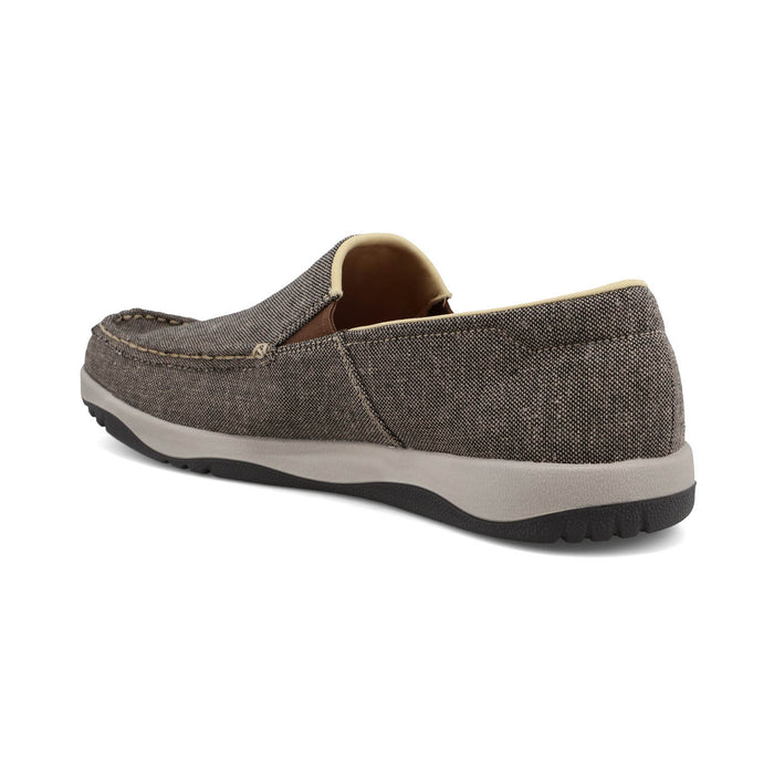 Twisted X Mens Moccasin Loafer Eco Dust Fabric Slip-On Shoes