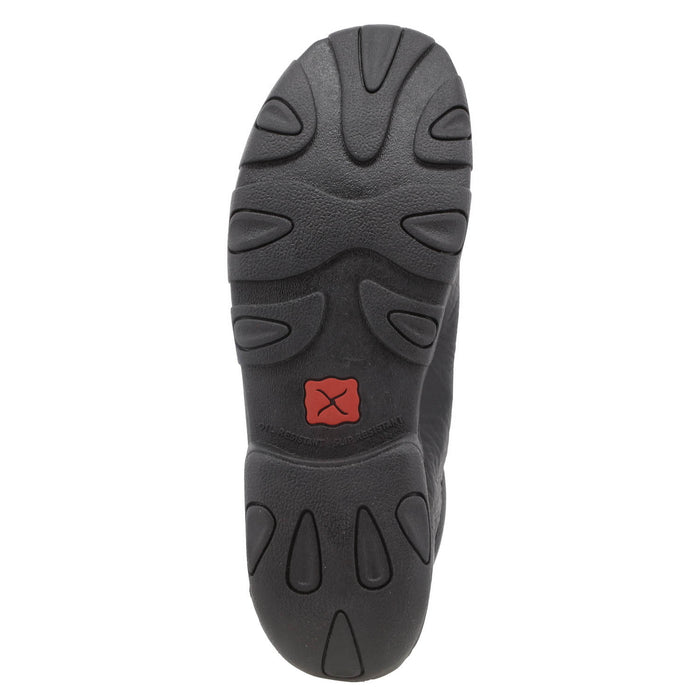 Twisted X Mens Driving Moc Soft Black Leather Chukka Boots