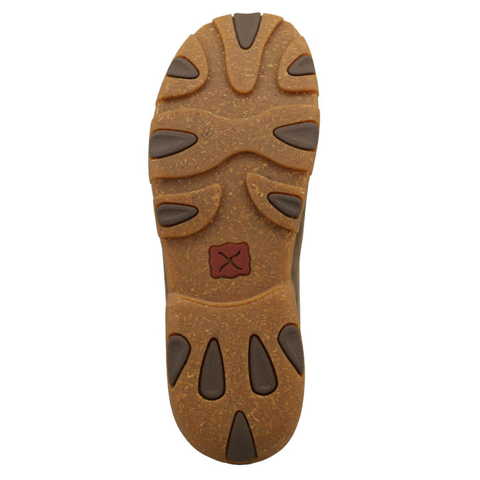 Twisted X Mens Driving Moc Shitake Leather Chukka Boots