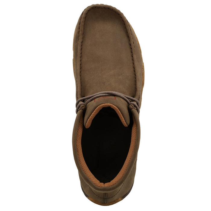 Twisted X Mens Driving Moc Shitake Leather Chukka Boots