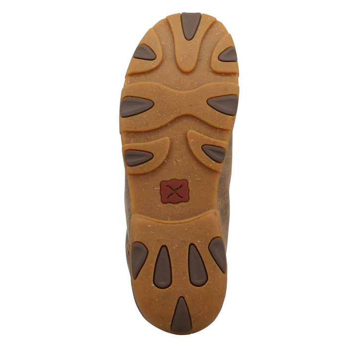 Twisted X Mens Driving Moc Sea Bass Black/Bomber Leather Chukka Boots