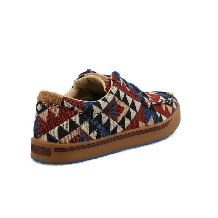 Twisted X Mens Hooey Loper Graphic Multi-Color Fabric Sneakers Shoes
