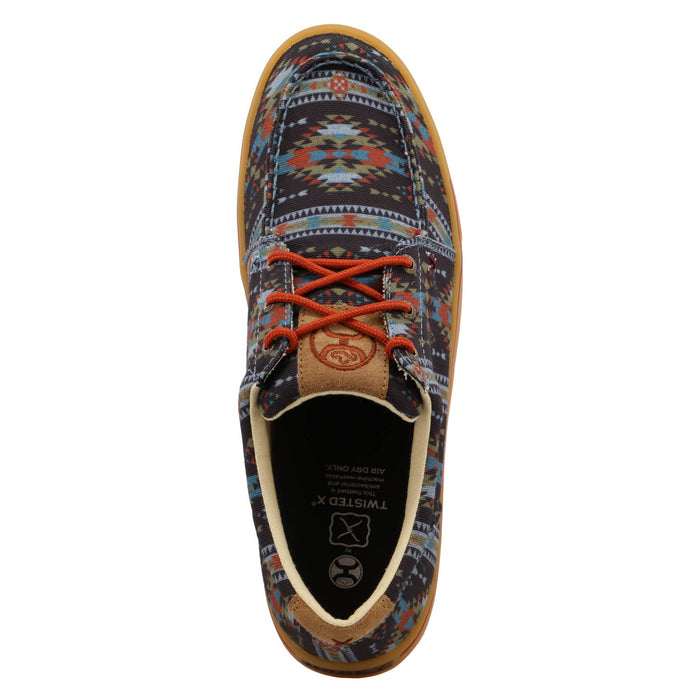 Twisted X Mens Hooey Loper Southwest Multi-Color Fabric Sneakers Shoes