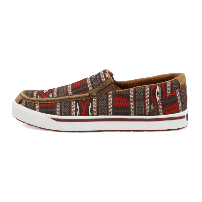 Twisted X Mens Hooey Loper Southwest Nomad Multi Fabric Slip-On Shoes
