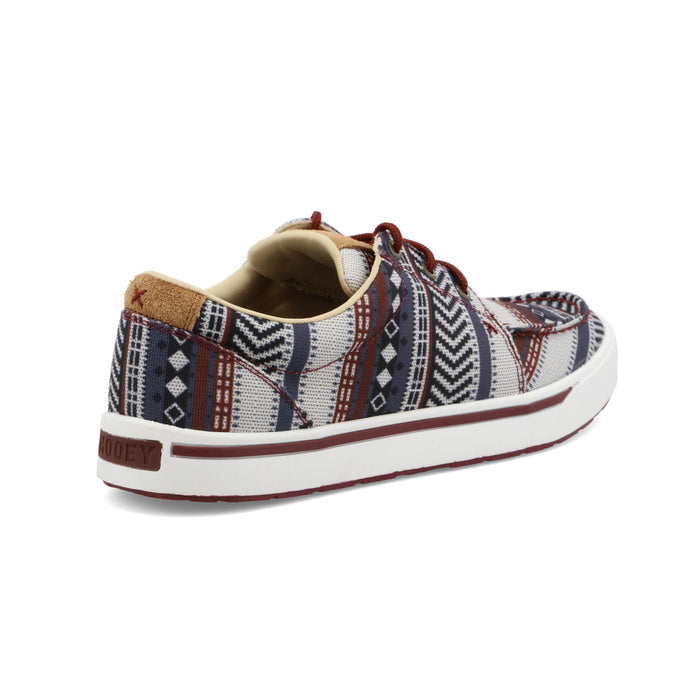 Twisted X Mens Hooey Loper Southwest Dark Baja Fabric Sneakers Shoes