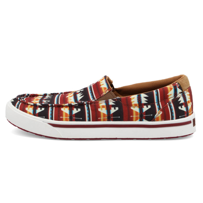 Twisted X Mens Hooey Loper Totem Multi Fabric Slip-On Shoes