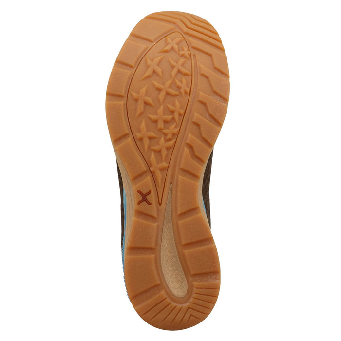 Twisted X Mens CellStretch Active French Roast Mesh Sneakers Shoes