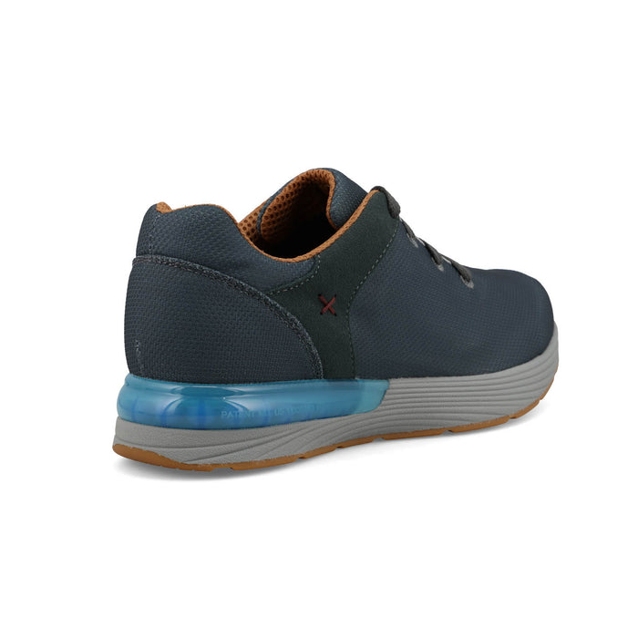 Twisted X Mens CellStretch Active Pewter Leather Sneakers Shoes