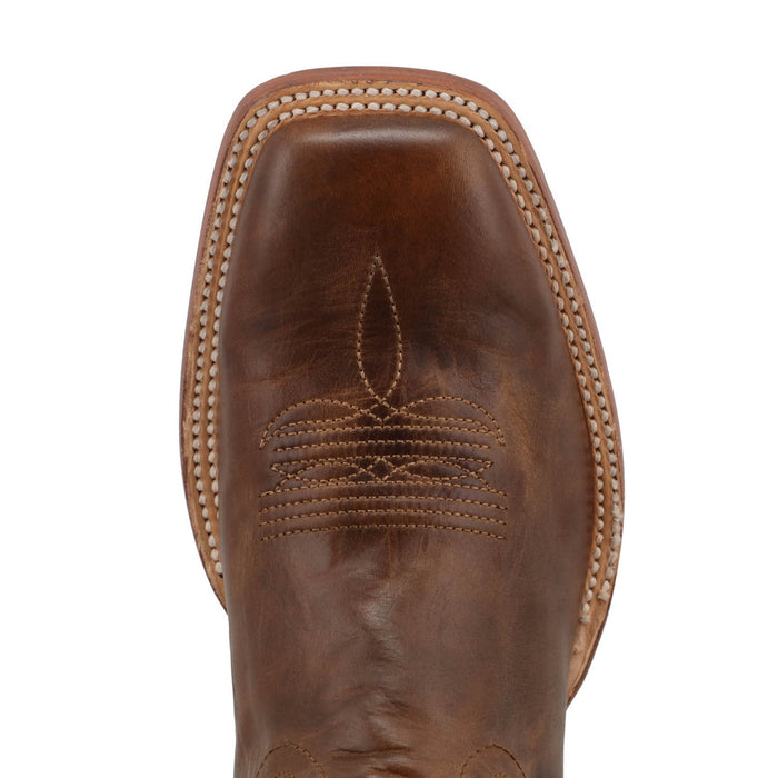 Twisted X Mens 12in Rancher Western Tobacco Brown/Sand Leather Cowboy Boots