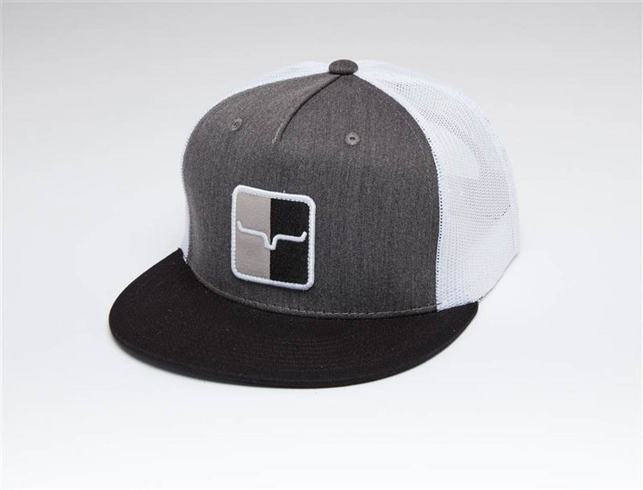 Kimes Ranch Unisex Mirror Charcoal Heather Cotton Twill Trucker Cap