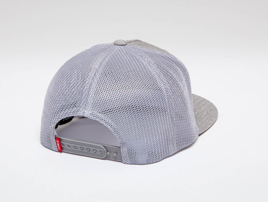 Kimes Ranch Unisex Nite Train 110 Grey Heather Wool Blend Trucker Cap