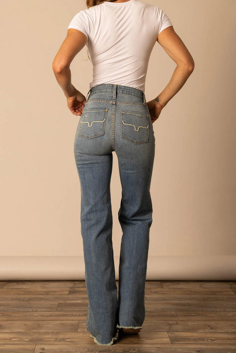 Kimes Ranch Womens Olivia Blue Cotton Blend Jeans