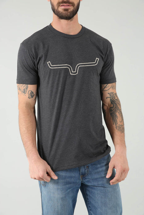 Kimes Ranch Mens Outlier Charcoal Cotton Blend S/S T-Shirt