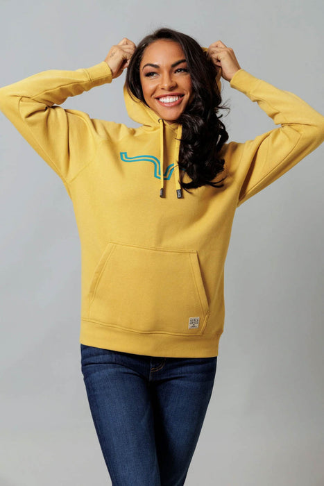 Kimes Ranch Womens Outlier Gold Cotton Blend Hoodie